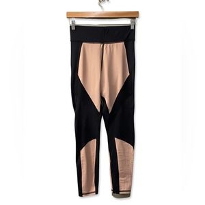 MICHI Nude & Black Leggings - Size M